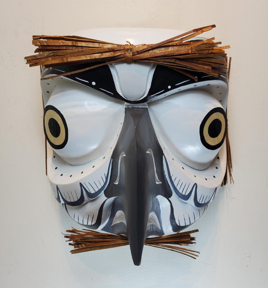 Ernest Puglas artwork 'SNOW OWL' at Canada House Gallery