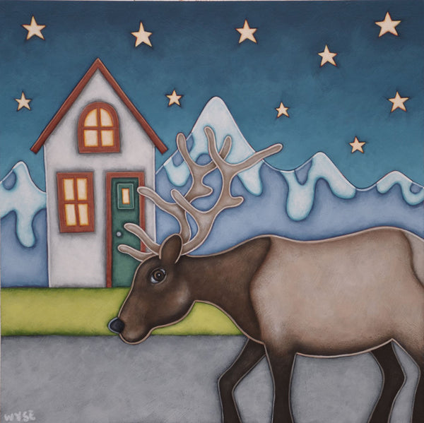 Peter Wyse artwork 'EVENING STROLL - ELK' at Canada House Gallery