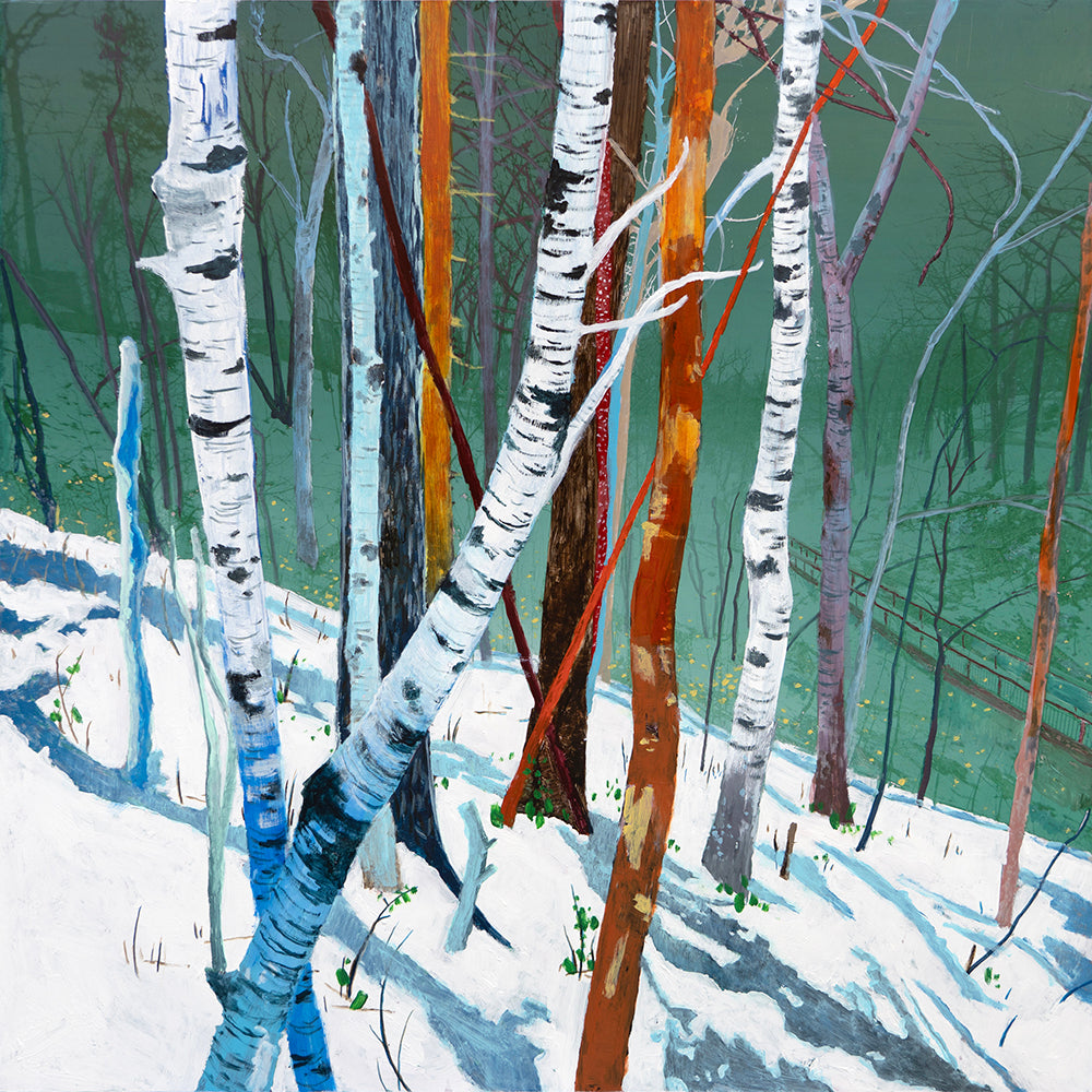 Steven Nederveen artwork 'TREES ON THE GREEN' at Canada House Gallery