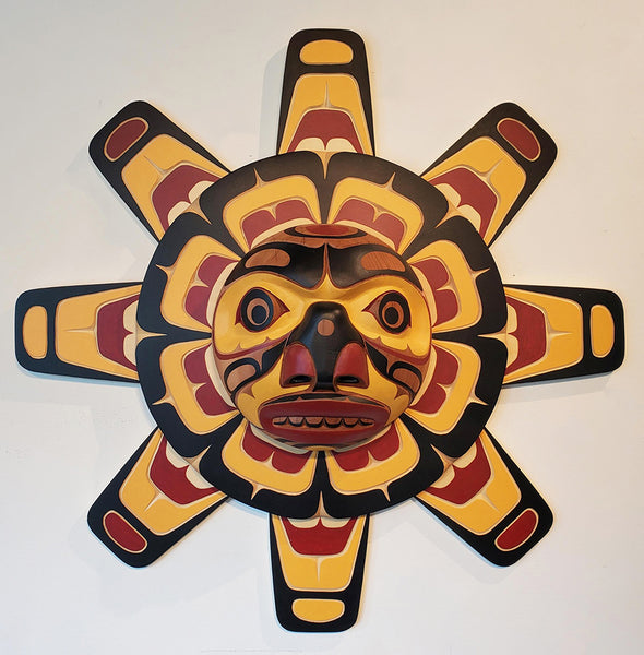 Bill Henderson artwork 'SUN MASK' at Canada House Gallery