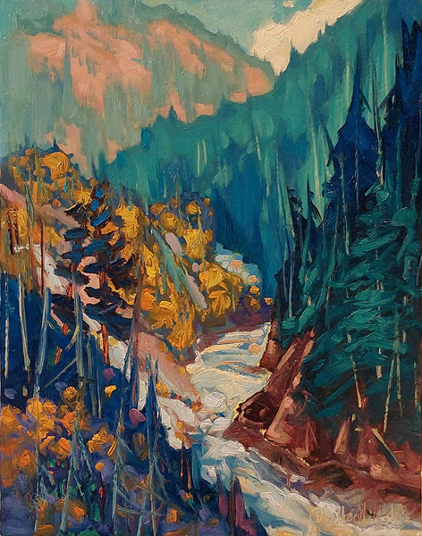 Dominik J Modlinski artwork 'GOLD RIVER' at Canada House Gallery