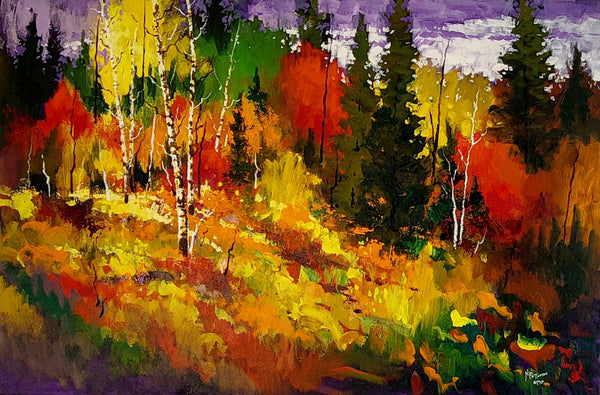 Neil Patterson artwork 'COLOURS OF FALL' at Canada House Gallery