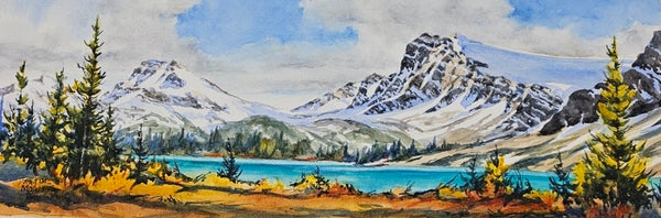 Donna Jo Massie artwork 'BOW LAKE' at Canada House Gallery